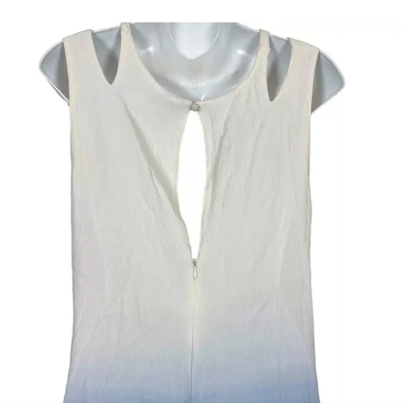 Bar III Ombre Maxi Dress - Blue and WhiteSleevesless White & Blue Size small nwt - Picture 10 of 12